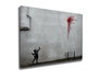 Wallity WY28 Banksy Lienzo Decorativo 50 x 70 cm